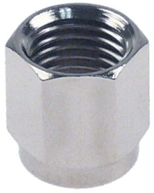 Převlečná matice nealkoholické závit 7/16″-20 poniklovaná mosaz V 16mm WS 14 palcové závit UNF