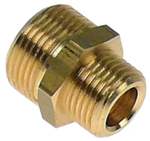 Dvojitá vsuvka závit 1/2″ - 3/4″ mosaz Množství 1 ks
