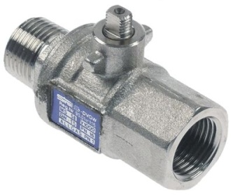 Kulový kohout rovné mosaz V 48mm L 72mm W 30,6mm standardní uzavírací ventil vnitřní závit 1/2″
