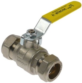 Plynový kulový kohout rovné přívod trubka ø 22 mm výstup trubka ø 22 mm DN20 schválení EN 331 L 78mm