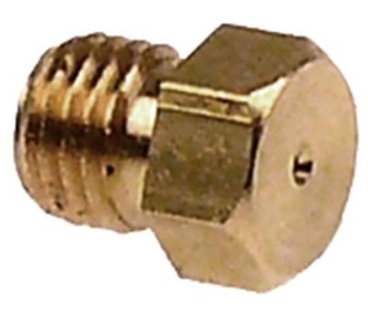 Tryska závit M6x0,75 L 9mm ø otvoru 0,8mm