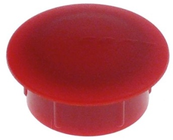 Koncová krytka ø 23mm červený CONTI kulatý