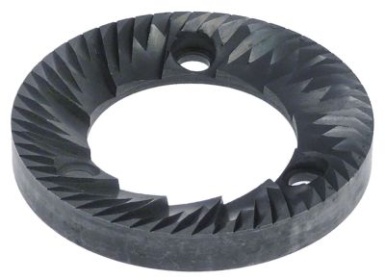 Dvojice mlecích kotoučů ø vnitřní půměr 37mm V 9mm D1 ø 64mm ø otvoru 6mm ø otvoru 8mm montážní ø 46