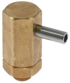 Ventil závit 1/8″ Anti-Suction ø hadice 6,5mm celková délka 39mm