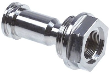 Držák trysky závit M28x1,5 pochromovaná mosaz L 62mm vnitřní závit M18x1