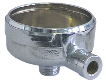 Držák filtru pochromovaná mosaz ø vnitřní půměr 62mm výstup 3/8″ madlo M12x1,75