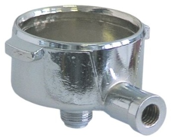 Držák filtru pochromovaná mosaz ø vnitřní půměr 56mm výstup 3/8″ madlo M12x1,75