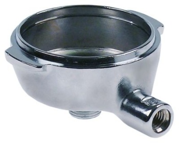 Držák filtru pochromovaná mosaz ø vnitřní půměr 62mm výstup 3/8″ madlo M10x1,5