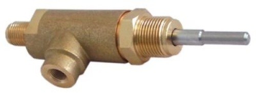 Parní/vodovodní kohout přívod 1/4″ pryž výstup 1/8″