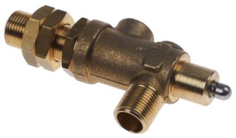 Parní kohout s průduchy přívod 3/8″ výstup 3/8″