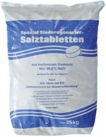 Regenerační sůl obsah 25kg typ BROXETTEN formát tablety