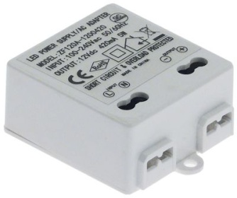 Elektrické napájení primární 100-240VAC sekundární 12VDC 5VA sekundární 0,42A V 20mm