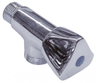 Rohový ventil přívod 1/2″ výstup 3/4″ CLASSIC trojhranné madlo horní díl kohoutu 1/2"