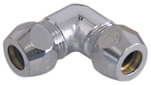 Zahnuté šroubové spojení závit 1/2″ ø trubky 12mm pochromovaná mosaz
