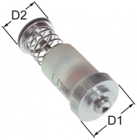 Magnetická vložka D1 ø 19mm D2 ø 15,5mm L 43mm vhodné pro COPRECI