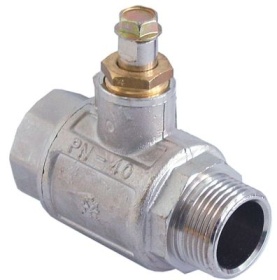 Kulový kohout L 92mm ø hřídele 13x10mm přívod 1" vnější závit bez madla