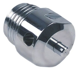 Provzdušňovač a odvzdušňovač závit 1/2" vnější závit pochromované ø 25mm L 15mm