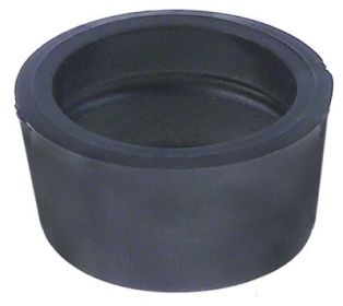 Pryžový konus pro ø trubky 30mm velikost 1¼″ pro vypouštěcí ventil