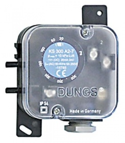 Hlídač tlaku rozsah tlaku 0,2 - 3mbar přípojka 4,5mm typ KS 300 A2-7 DUNGS p max 0,1bar