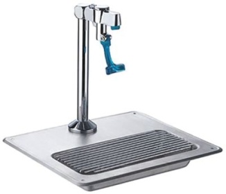 Dávkovač vody přípojka 1/2″ SS s mísou rozměry 321x270x236mm