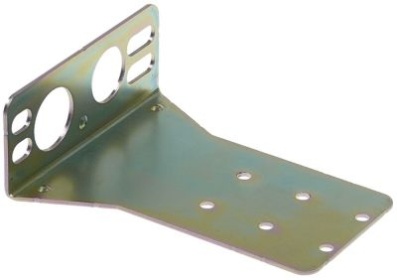 Držák V 42mm L 120mm W 99mm ø otvoru 5mm pro tlačítka