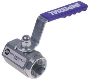 Kulový kohout rovné přívod 1 1/4″NPT výstup 1 1/4″NPT DN32 L 84mm plynové