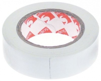 Izolační páska PVC bílý W 15mm odolnost vůči teplotám 0 do +80°C schválení VDE