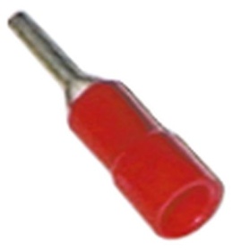 Kabelový kolík Cu gal Sn červený t.max. 75°C 0,5-1,5mm² velikost 1,9x12mm izolace PVC