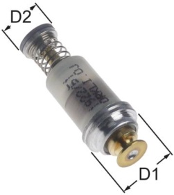 Magnetická vložka D1 ø 12,5mm D2 ø 8,5mm L 29mm vhodné pro SABAF