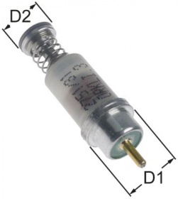 Magnetická vložka D1 ø 12,5mm D2 ø 8,5mm L 35mm vhodné pro SABAF