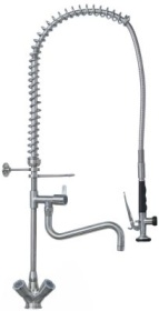 Sprcha na nádobí GEV řada INOX horní díl kohoutu s otočným kohoutem