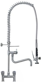 Sprcha na nádobí GEV řada INOX horní díl kohoutu s otočným kohoutem