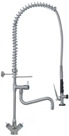 Sprcha na nádobí GEV řada INOX horní díl keramického ventilu s otočným kohoutem