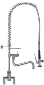 Sprcha na nádobí GEV řada INOX keramická kartuš s otočným kohoutem