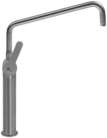 Jednopáková mísicí baterie s jedním otvorem GEV řada INOX keramická kartuš se stojánkem 260 mm