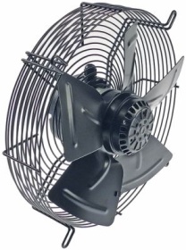 Axiální ventilátor 95/135W 230V ø 350mm 1380/1500U/min přípojka pro skříňku křížení