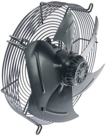 Axiální ventilátor 130/160W 230V ø 400mm 1450/1650U/min přípojka pro skříňku křížení