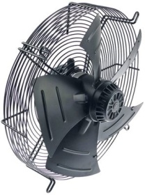 Axiální ventilátor 180/250W 230V ø 450mm 1380/1550U/min přípojka pro skříňku křížení