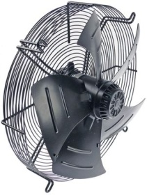 Axiální ventilátor 110W 230V ø 500mm 920U/min přípojka pro skříňku křížení L1 195mm L2 75mm