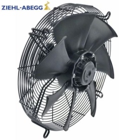 Axiální ventilátor ZIEHL-ABEGG 240/330W 230V 1340/1480U/min ložisko s ložiskem ø otvoru 10mm