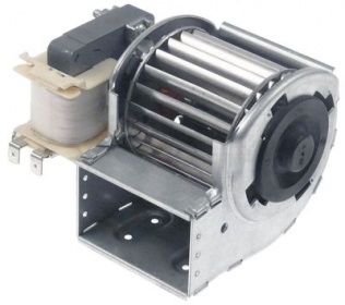 Ventilátor s příčným prouděním 15W poloha motoru vlevo ø pojezdového kolečka 60mm