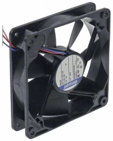 Axiální ventilátor 12VDC 5,3W L 119mm W 119mm V 25mm ložisko kuličkové ložisko