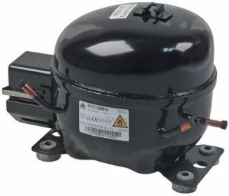 Kompresor HUAYI chladivo R600a typ HYE125MHU 220-240V 50Hz 8,5kg 1/4HP zdvihový objem 12,3cm³