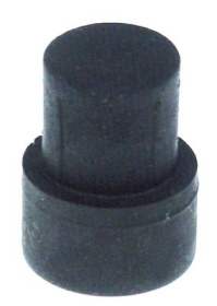 Patka zařízení pryž ø 18mm montážní rozměry 23,5mm V 11mm montážní ø 14mm celková výška 23,5mm