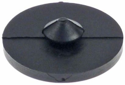 Patka zařízení pryž ø 30mm V 4mm montážní ø 10mm celková výška 9,5mm Množství 1 ks