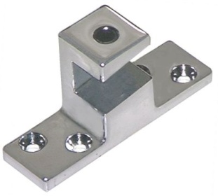 Pojistka dveří zinkový odlitek V 56mm L 110mm W 33mm montážní vzdálenost 68/68mm