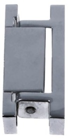 Hranový závěs L 100mm W 20mm montážní vzdálenost 87/87mm