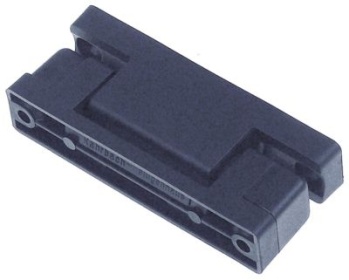 Hranový závěs L 100mm W 21mm montážní vzdálenost 87mm s pružinou