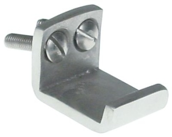 Háček V 25mm L 33,6mm W 25mm montážní vzdálenost 12mm