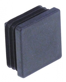 Koncová krytka černý L 40mm W 40mm pro čtverhranné trubky Množství 50 ks